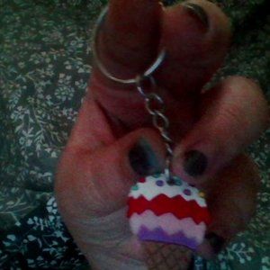 A handmade keychain